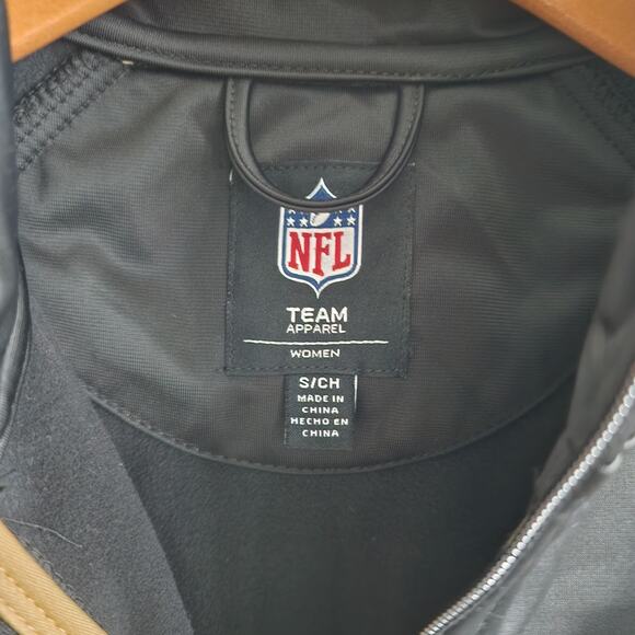 NFL Team Apparel New Orleans Saints Women's Size Small Zip  Rhinestone Bling - Picture 7 of 10